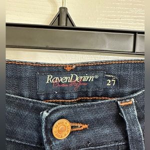 Raven Denim size 27 dark blue boot cut